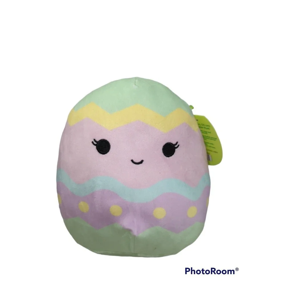 Squishmallows Plush Eddie Easter Egg Bee Happy 8-9